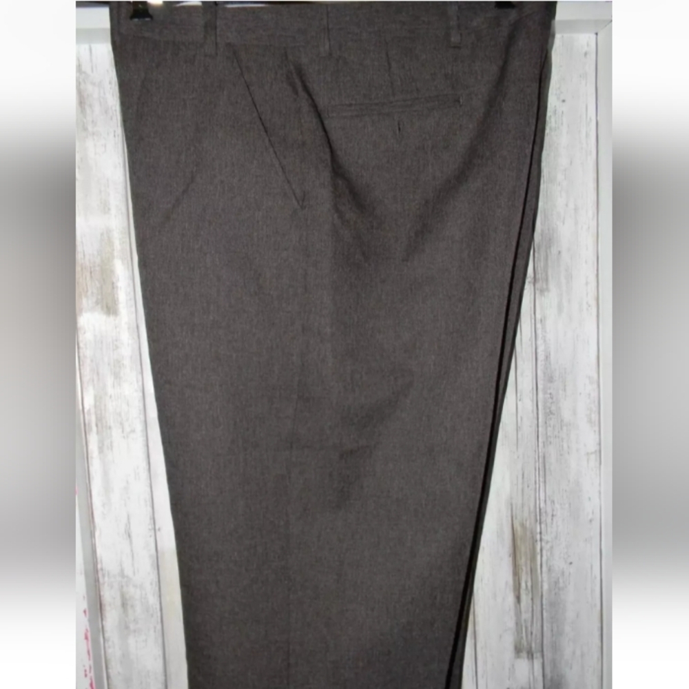 Flexslax Dress Pants Mens 44 X 32 Brown